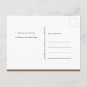 We kunnen wachten tot Teddy Bear Baby shower Uitnodiging Briefkaart (Achterkant)