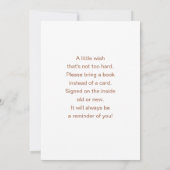 We kunnen wachten tot Teddy Bear Balloon Baby show Kaart (Achterkant)