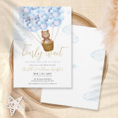 We kunnen wachten tot Teddy Bear Blue Boy Baby sho Kaart