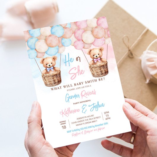 We kunnen wachten tot Teddy Bear Gender openbaart Kaart