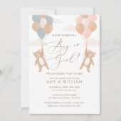 We kunnen wachten tot Teddy Bear Gender openbaart Kaart (Voorkant)