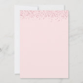 We kunnen wachten tot Teddy Bear Girl Baby shower Kaart (Achterkant)