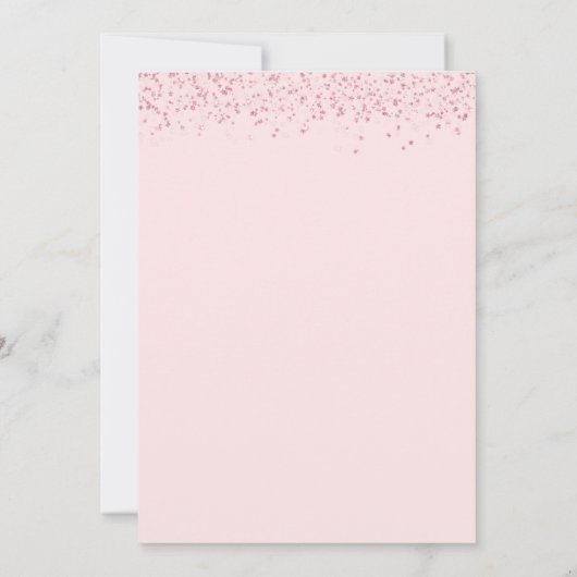 We kunnen wachten tot Teddy Bear Girl Baby shower Kaart (Achterkant)