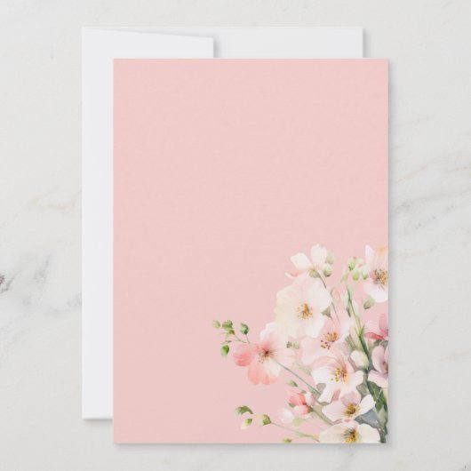 We kunnen wachten tot Teddy Bear Girl Baby shower Kaart (Achterkant)