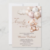 We kunnen wachten tot Teddy Bear Neutral Baby show Kaart (Voorkant)