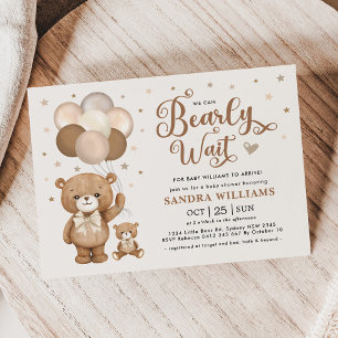 We kunnen wachten tot Teddy Bear Neutral Baby show Kaart