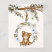 We kunnen wachten. Uitnodiging tot Baby shower (Achterkant)