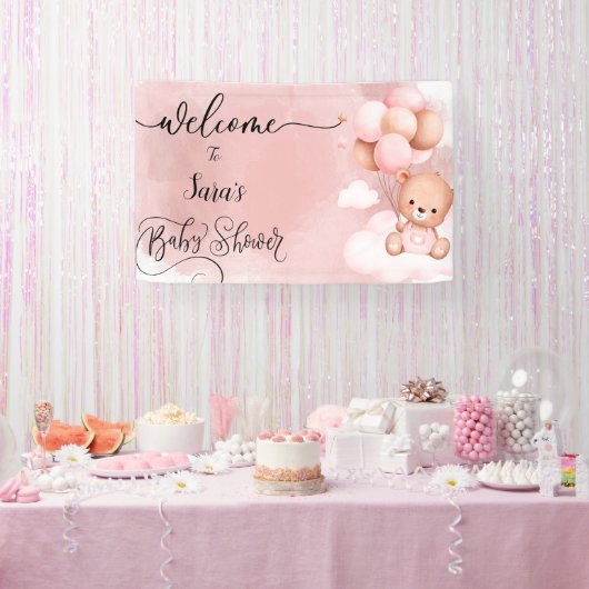We kunnen 'Wake Baby shower Banner' Spandoek (Feest)