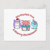 We kwadratten je een prettige kerst briefkaart (Voorkant)