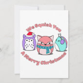 We kwadratten je een prettige kerst kaart (Voorkant)