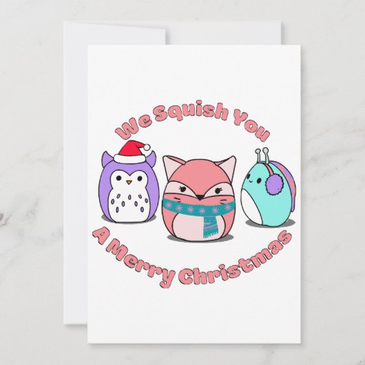 We kwadratten je een prettige kerst kaart (Voorkant)