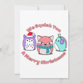 We kwadratten je een prettige kerst kaart (Achterkant)