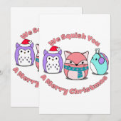 We kwadratten je een prettige kerst kaart (Voorkant / Achterkant)