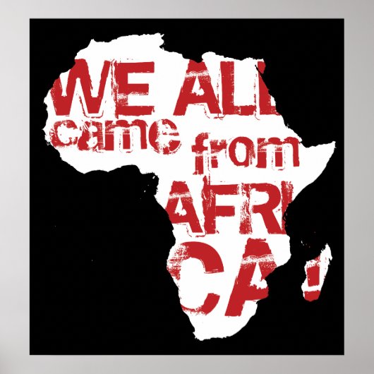 WE KWAM ALLEMAAL UIT AFRIKA 2 POSTER (Voorkant)