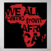 WE KWAM ALLEMAAL UIT AFRIKA 2 POSTER (Voorkant)
