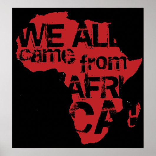 WE KWAM ALLEMAAL UIT AFRIKA 2 POSTER (Voorkant)