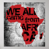 WE KWAM ALLEMAAL UIT AFRIKA POSTER (Voorkant)
