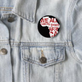 WE KWAM ALLEMAAL UIT AFRIKA RONDE BUTTON 5,7 CM (In situ)