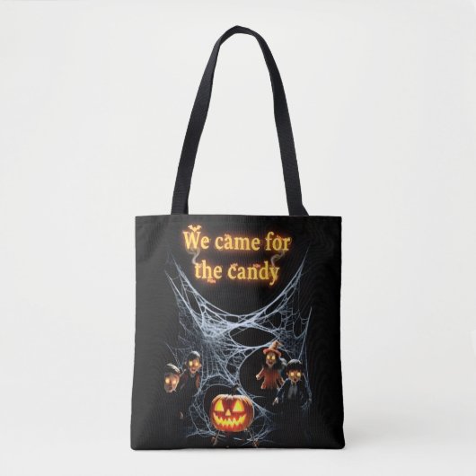 We kwamen voor de snoep tote bag (Voorkant)