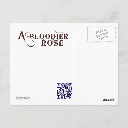 "We kwamen, we zagen, we plunderden" Briefkaart (Achterkant)