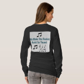 We laten de Rockin World ronddraaien T-shirt (Achterkant volledig)