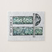 We laten het werken Jigzaag Puzzle - Moderne Abstr Legpuzzel (Horizontaal)