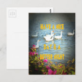 We laten onze klanten altijd tevreden en gelukkig  briefkaart (Voorkant / Achterkant)