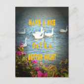 We laten onze klanten altijd tevreden en gelukkig  briefkaart (Voorkant)