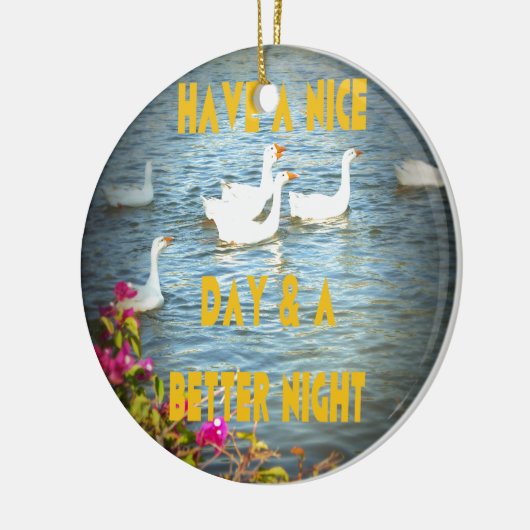 We laten onze klanten altijd tevreden en gelukkig  keramisch ornament (Links)