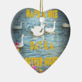 We laten onze klanten altijd tevreden en gelukkig  keramisch ornament (Rechts)