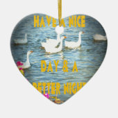 We laten onze klanten altijd tevreden en gelukkig  keramisch ornament (Voorkant)