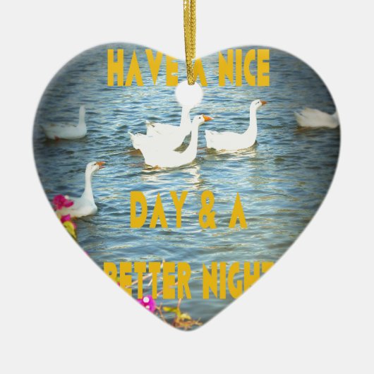 We laten onze klanten altijd tevreden en gelukkig  keramisch ornament (Voorkant)