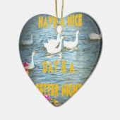 We laten onze klanten altijd tevreden en gelukkig  keramisch ornament (Links)