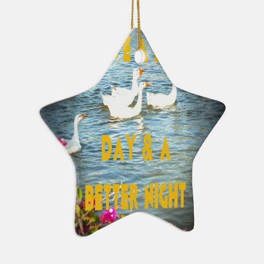 We laten onze klanten altijd tevreden en gelukkig  keramisch ornament (Rechts)