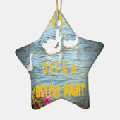 We laten onze klanten altijd tevreden en gelukkig keramisch ornament (Links)