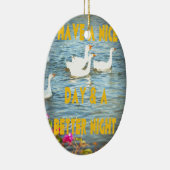 We laten onze klanten altijd tevreden en gelukkig  keramisch ornament (Rechts)