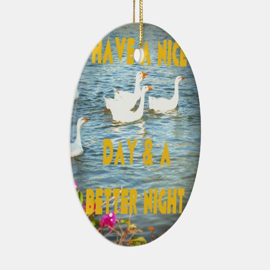 We laten onze klanten altijd tevreden en gelukkig  keramisch ornament (Rechts)