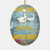 We laten onze klanten altijd tevreden en gelukkig  keramisch ornament (Voorkant)