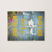 We laten onze klanten altijd tevreden en gelukkig legpuzzel (Horizontaal)