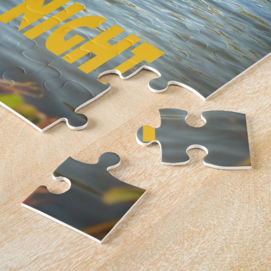 We laten onze klanten altijd tevreden en gelukkig legpuzzel (Zijkant)