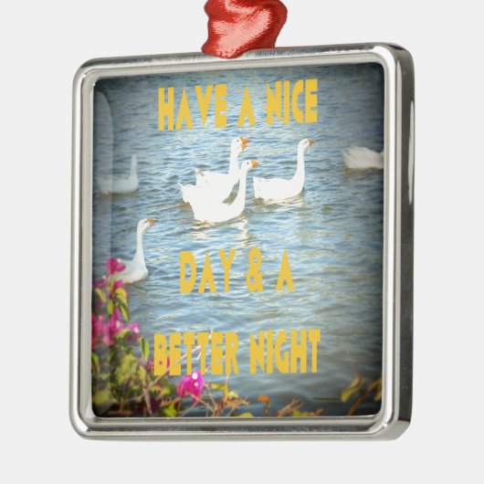 We laten onze klanten altijd tevreden en gelukkig metalen ornament (Links)