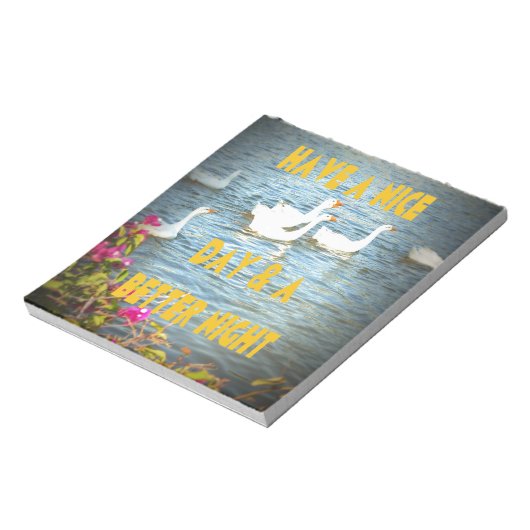 We laten onze klanten altijd tevreden en gelukkig notitieblok (Linkerzijde)