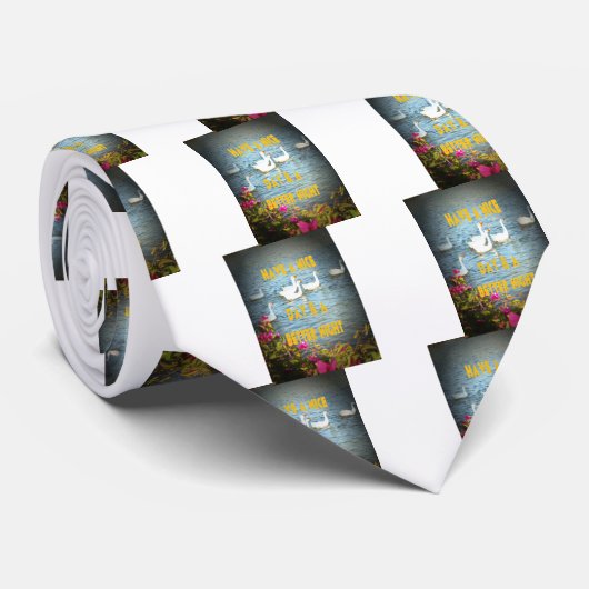 We laten onze klanten altijd tevreden en gelukkig  stropdas (Opgerold)