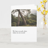 We Lean on Each Other (When We Are Rooted) Kaart (Gele Bloem)