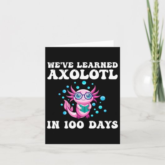 We leerden Axolotl in 100 dagen Kaart (Voorkant)