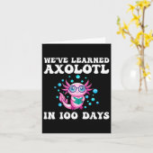 We leerden Axolotl in 100 dagen Kaart (Gele Bloem)