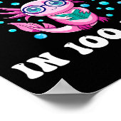 We leerden Axolotl in 100 dagen Poster (Hoek)