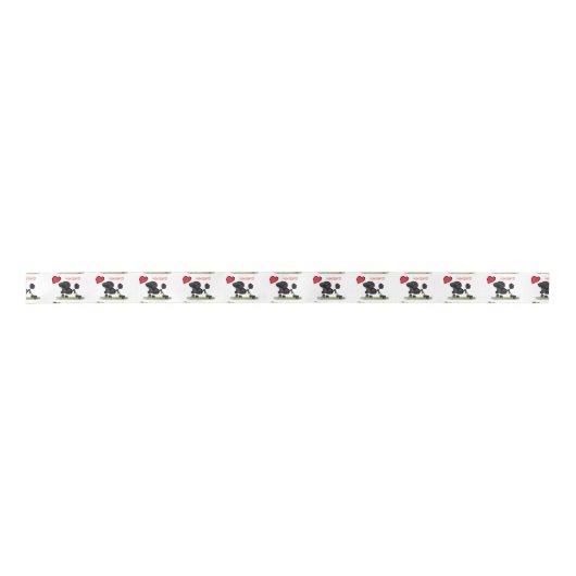 we lenen standaardpooiën van Tony Fernandes Satijnen Lint (Voorkant)