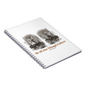 We leven allemaal door een spiegel (Alice Wonderla Notitieboek (Rechterzijde)