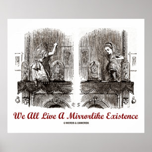We leven allemaal een Mirrorachtig bestaan (Wonder Poster